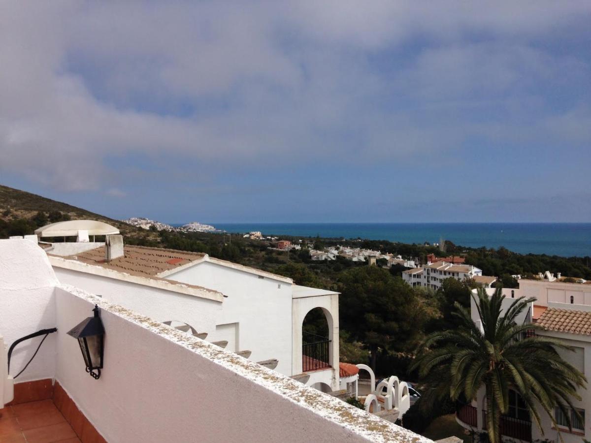 Apartamento Dos Terrazas, Vistas Al Mar. Piscina Peñíscola Dış mekan fotoğraf