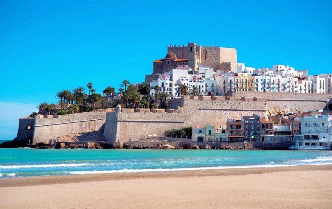 Apartamento Dos Terrazas, Vistas Al Mar. Piscina Peñíscola Dış mekan fotoğraf